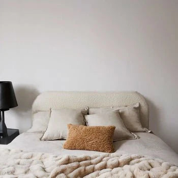 Como Boucle Upholstered Bed Frame