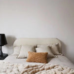 Como Boucle Upholstered Bed Frame