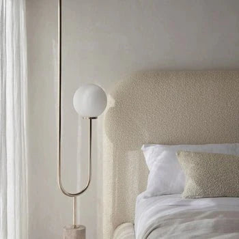 Como Boucle Upholstered Bed Frame