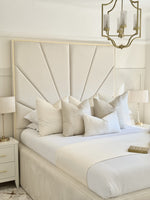 Sunburst Tall Headboard Luxury Bed