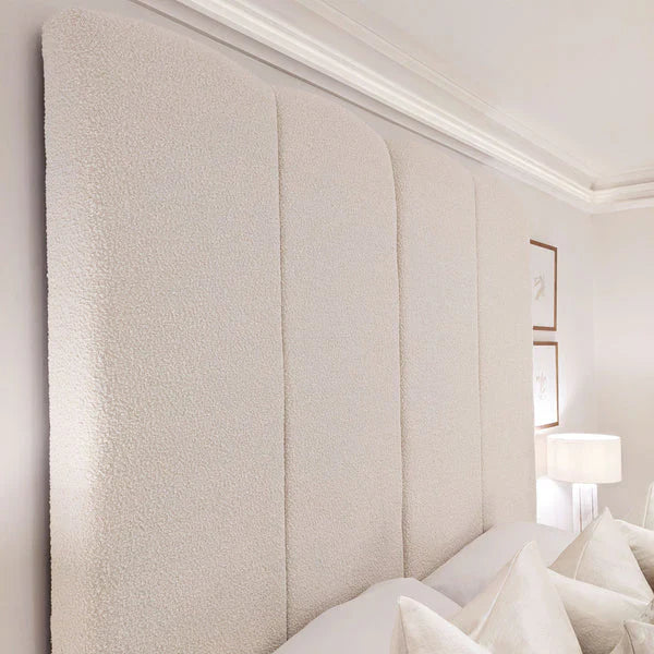Elegant Echelon Boucle Luxury Panelled Bed