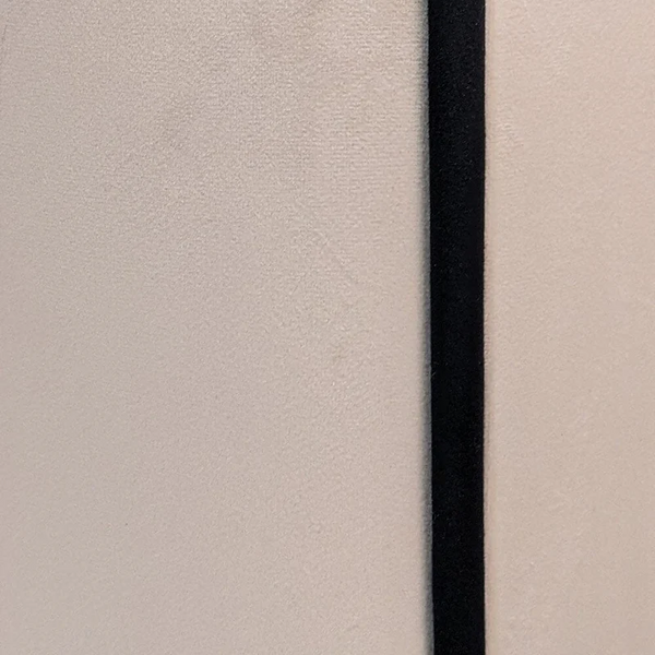 Herringbone Luxury Panelled Bed With Contrast Black Piping