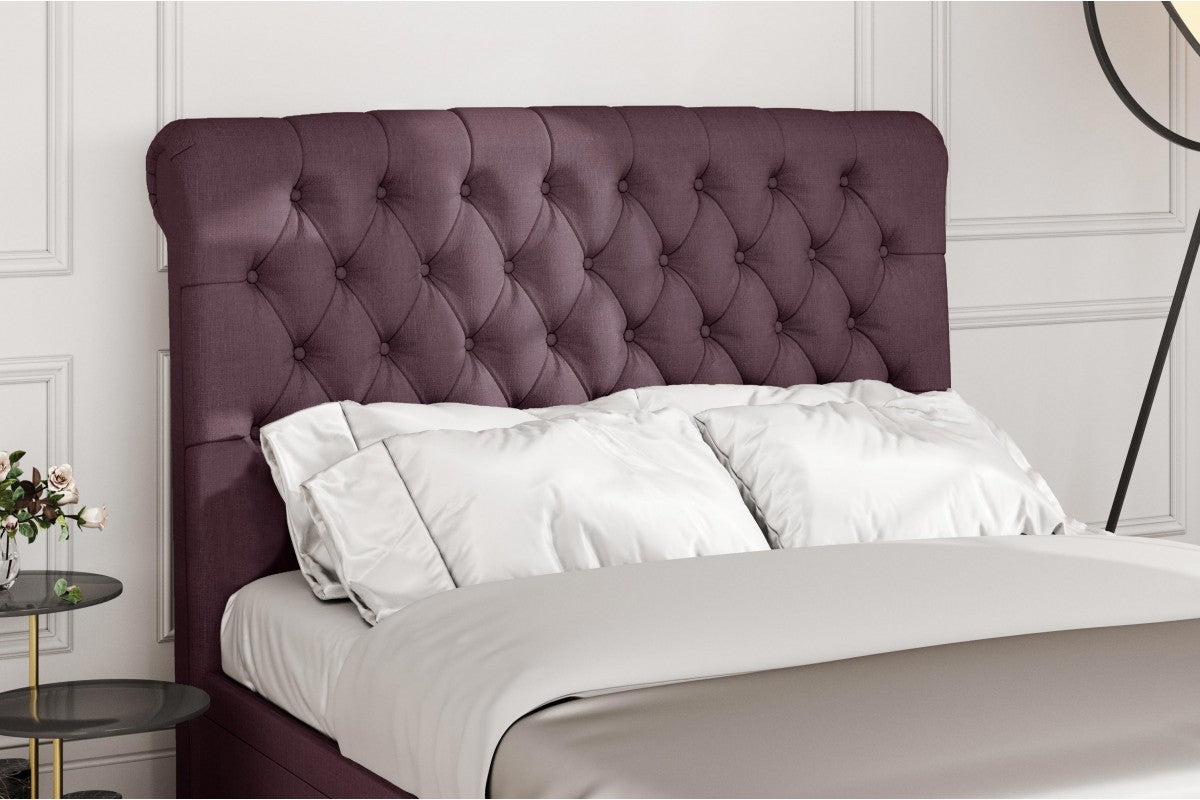 Monarch Scroll Upholstered Headboard