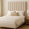 How to Style Your Bedroom Around a Statement High Headboard