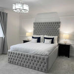 Florence Tall Headboard Chesterfield Bed
