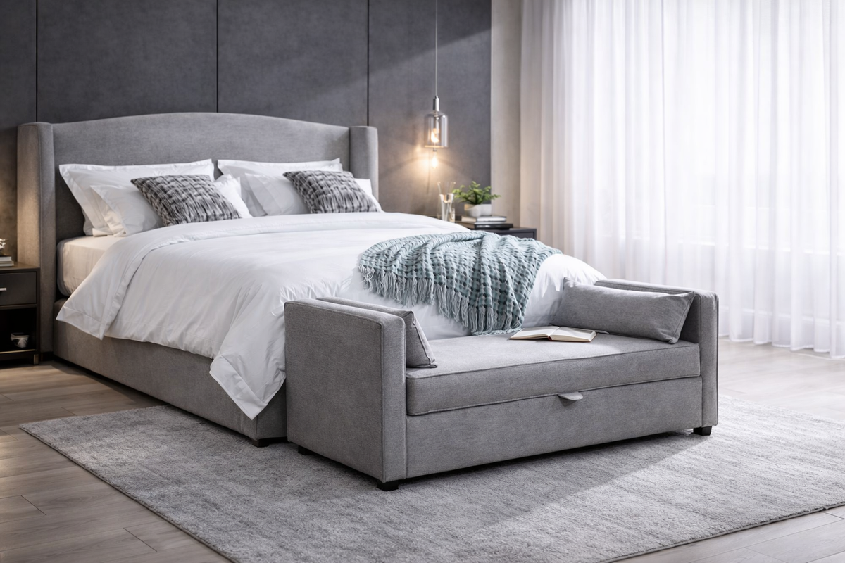 Albans Studded Bed Frame