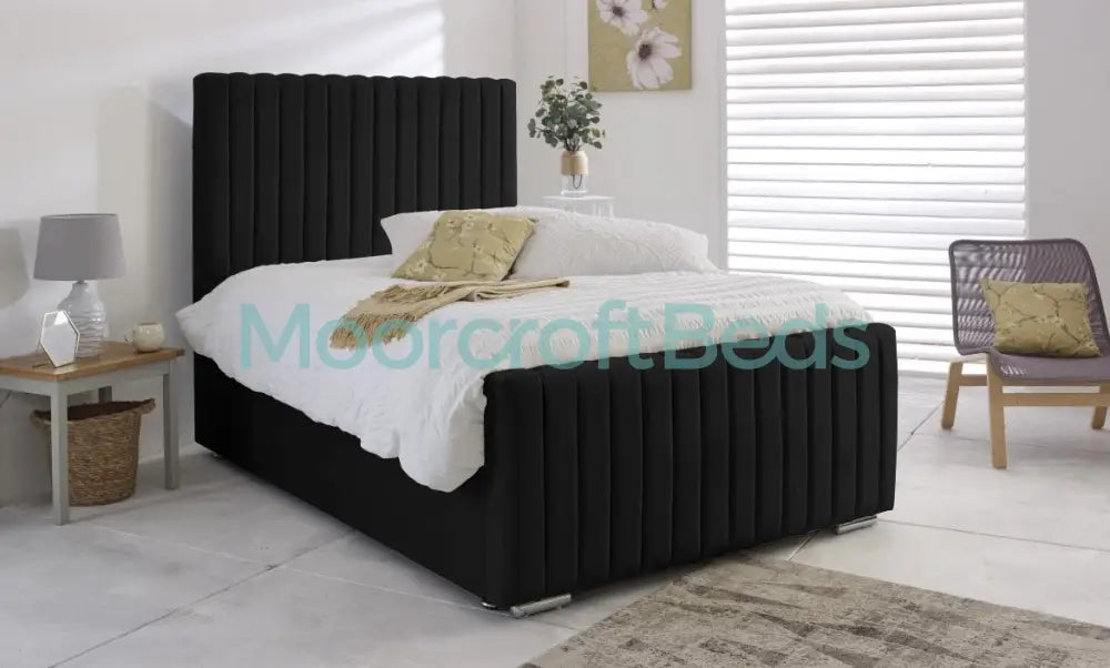 Monaco Bed Frame In Black Single /