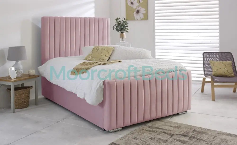 Monaco Bed Frame In Pink Single /