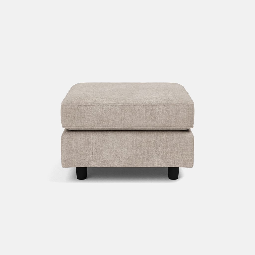 Ascot Footstool - Summer Linen V2 - OUTLET