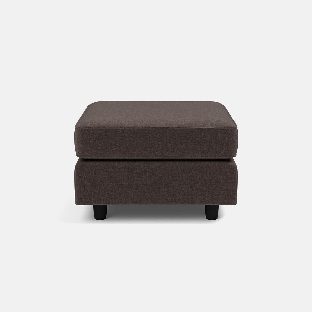 Ascot Footstool - Deep Espresso