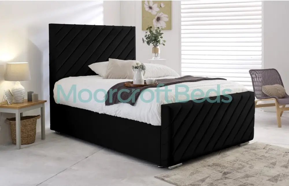 Sydney Bed Frame In Steel Single / Black