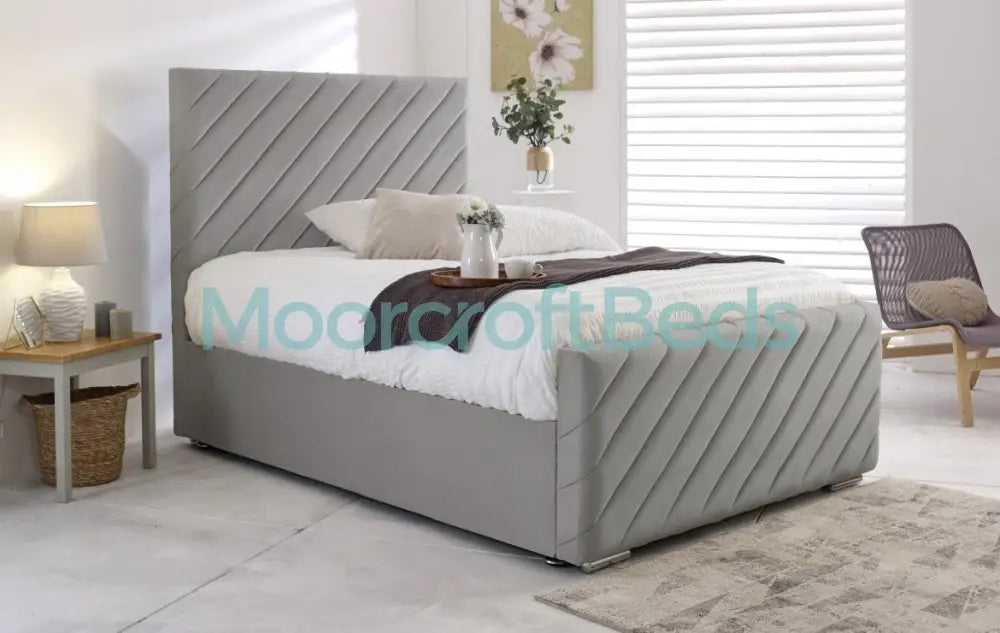 Sydney Bed Frame In Steel Single / Silver